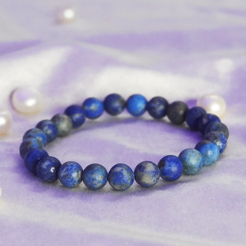 Lapis Lazuli 100% Natural Stones 8mm Bracelet