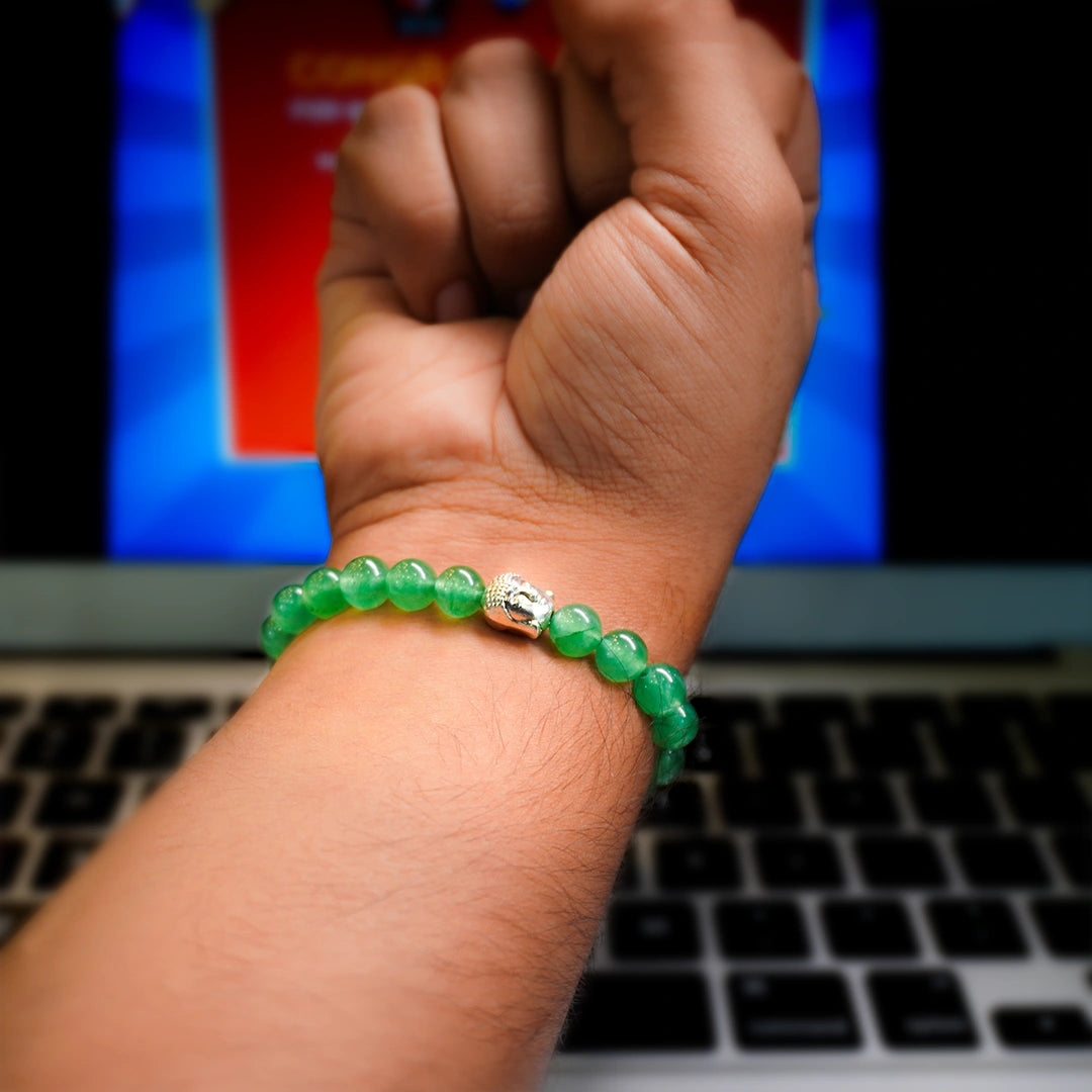 Green Aventurine 100% Natural Stone 8mm Bracelet