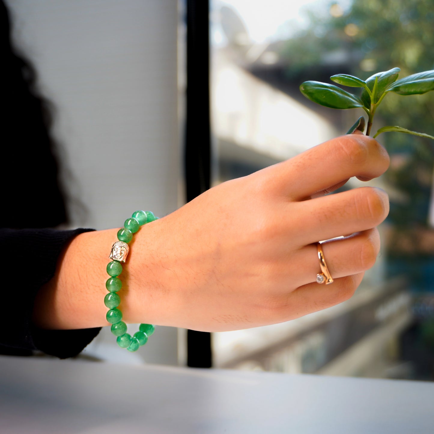Green Aventurine 100% Natural Stone 8mm Bracelet