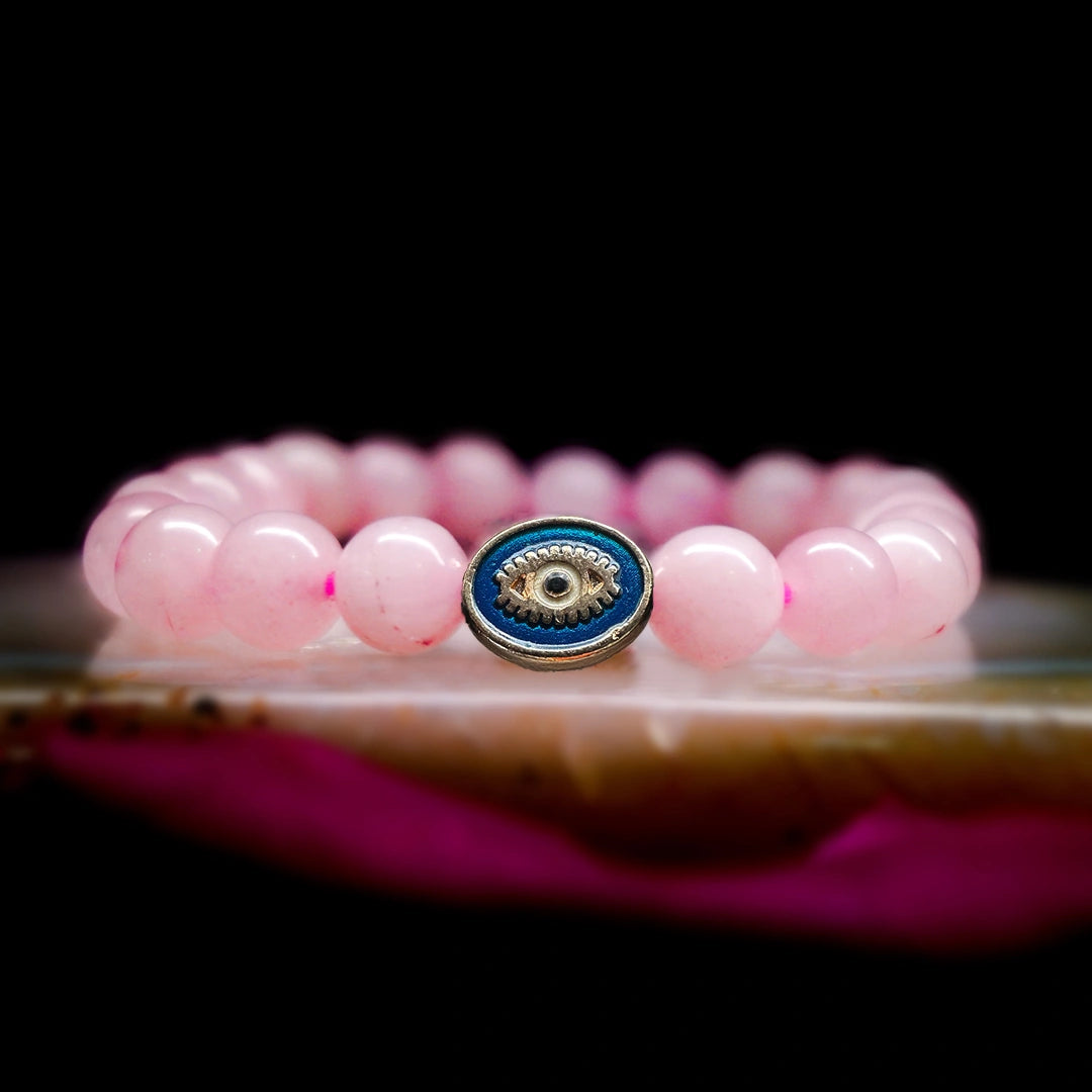 Rose Quartz 100% Natural Stone 8mm Bracelet