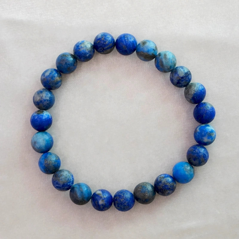 Lapis Lazuli 100% Natural Stones 8mm Bracelet