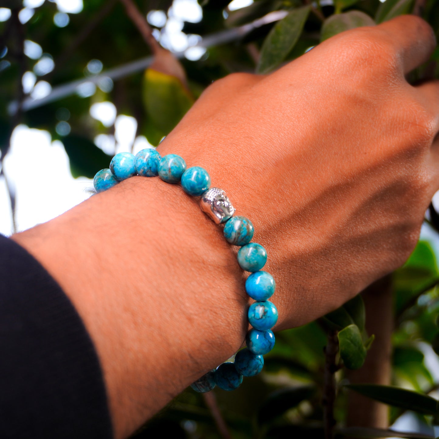 Turquoise 100% Natural Stone 8mm Bracelet