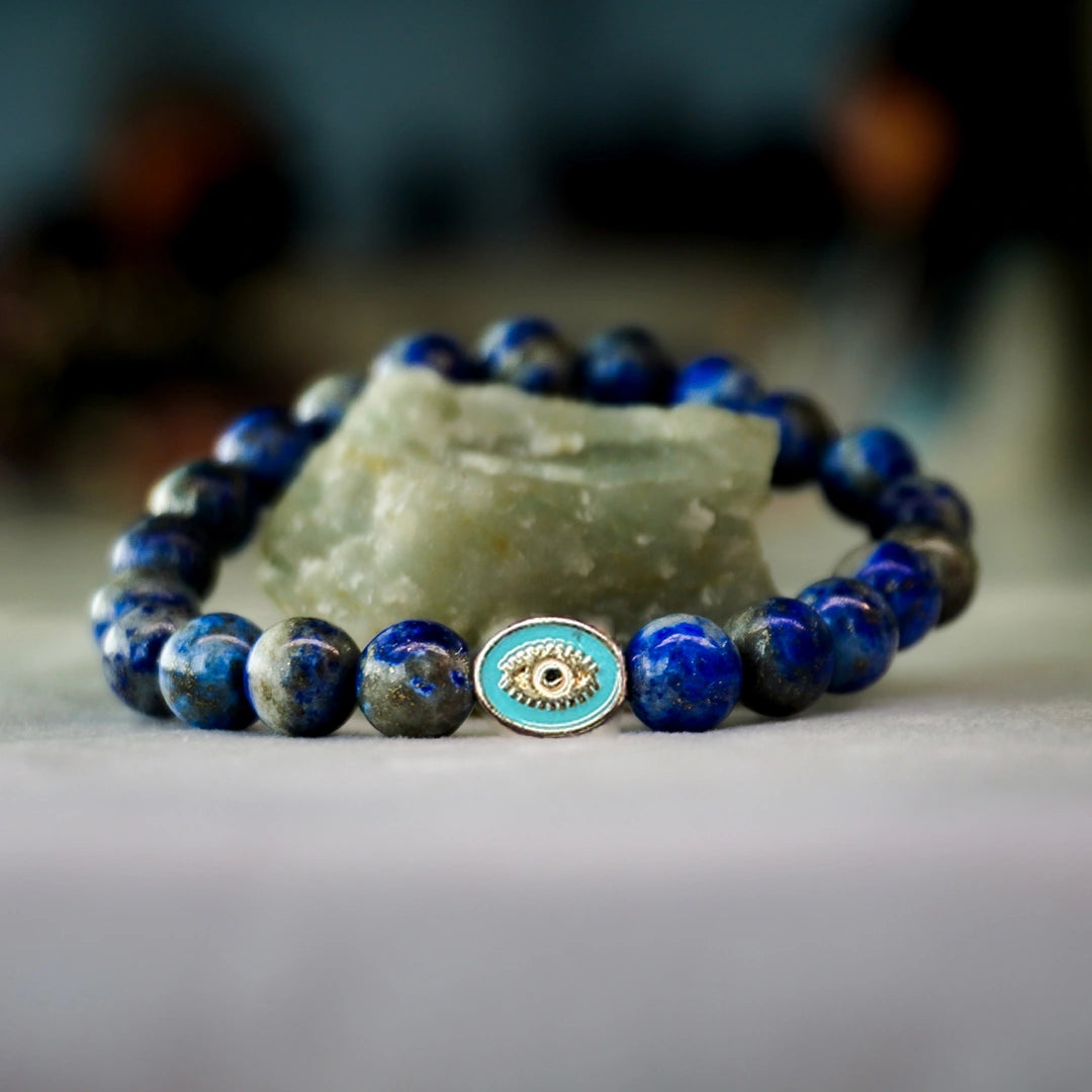 Lapis Lazuli 100% Natural Stones 8mm Bracelet