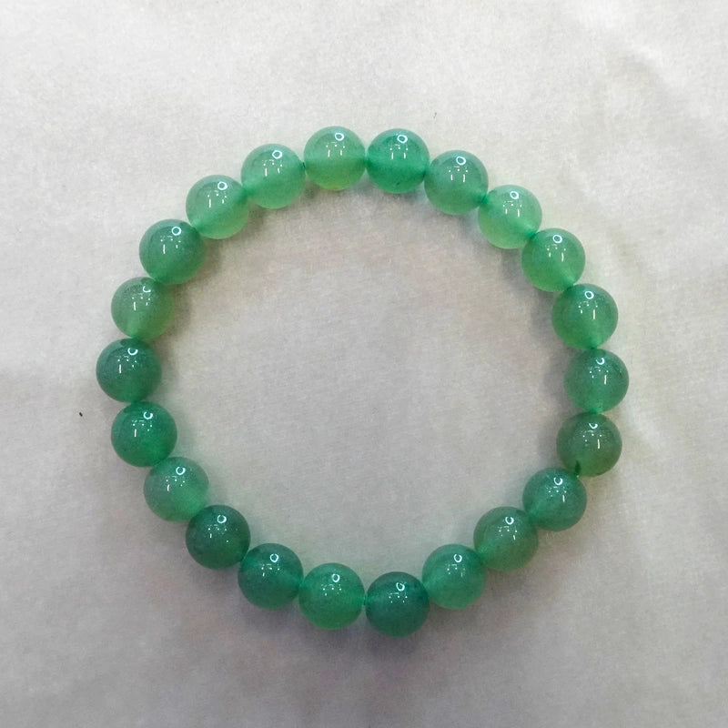 Green Aventurine 100% Natural Stone 8mm Bracelet