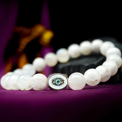 Moonstone Bracelet White Eye
