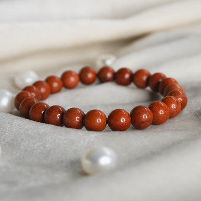 Red Jasper 100% Natural Stone 8mm Bracelet