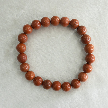 Red Jasper 100% Natural Stone 8mm Bracelet