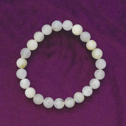 Moonstone 100% Natural Stones 8mm Bracelet