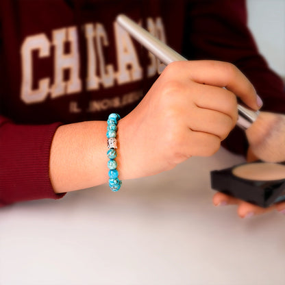 Turquoise 100% Natural Stone 8mm Bracelet