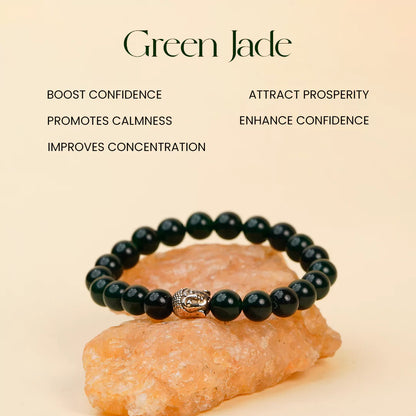 Jade 100% Natural Stone 8mm Bracelet