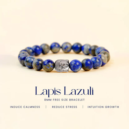 Lapis Lazuli 100% Natural Stones 8mm Bracelet