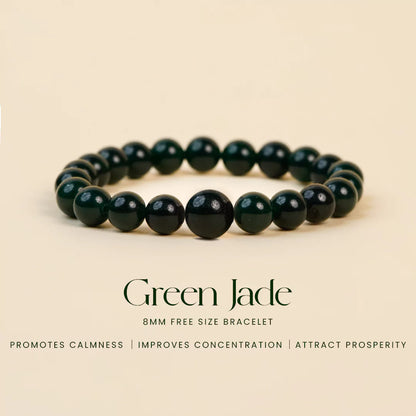 Jade 100% Natural Stone 8mm Bracelet