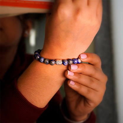 Lapis Lazuli 100% Natural Stones 8mm Bracelet