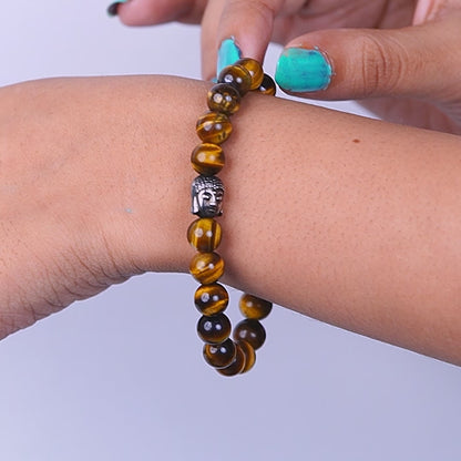 Tiger Eye 100% Natural Stone 8mm Bracelet
