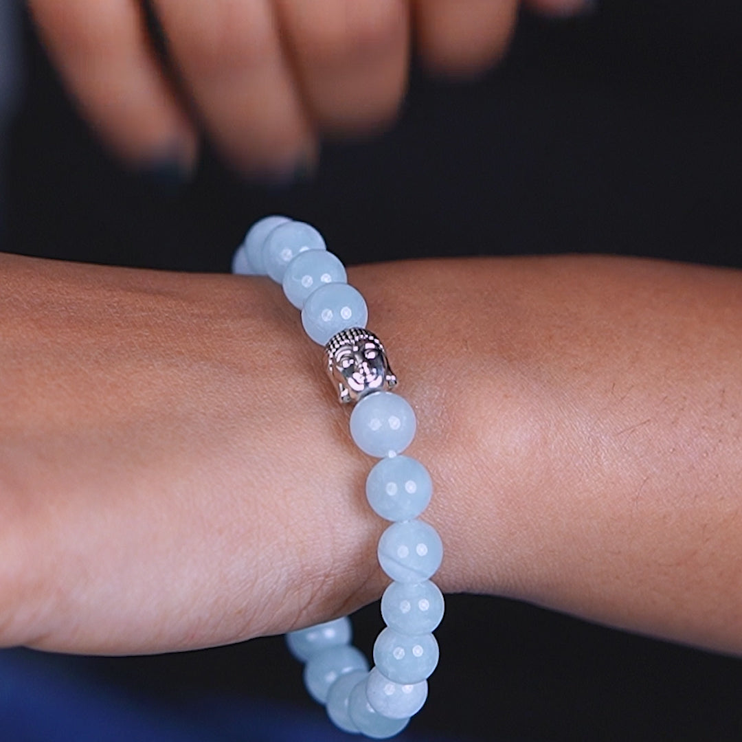 Aquamarine Bracelet | Brings Peace And Courage With Daivik Cart